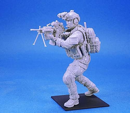 Goodmoel 1/16 com tema militar dos EUA Soldier Resin Model Kit/Soldado de soldado não montado