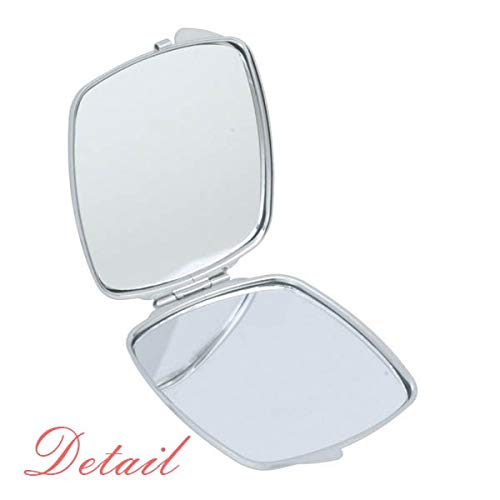 Chipre nacional emblema Country espelho portátil compacto maquiagem de bolso de dupla face vidro