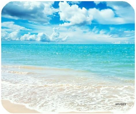 ifuoff não deslize as praias do Havaí Sunny Day Mousepad retangular