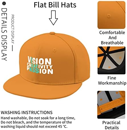 Humor Caps Vision Creativityy Passionn Pai chapéu, boné engraçado para mulheres