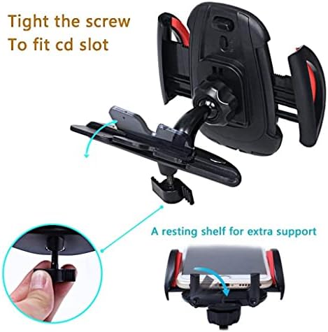 EODNSOFN UNIVERNAL CAR TOLANDO CD Slot Stand Mount Mobile Support Cell Phone