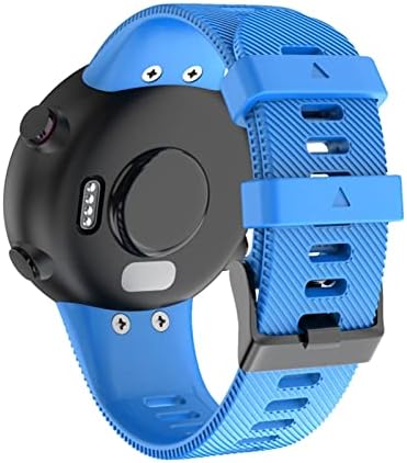 Nanwn 18mm 20mm de silicone suave banda de relógio inteligente para Garmin Forerunner 45 Watch Sport pulse Strap