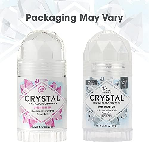 Desodorante mineral do Crystal ™ Travel Stick-desodorante corporal sem perfume com proteção