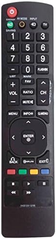 AKB72915206 Replaced Remote fit for LG TV 55LD520UAAUSWLUR 32LD450 47LD450 26LE5300 55LD520 19LD350 19LD350UB