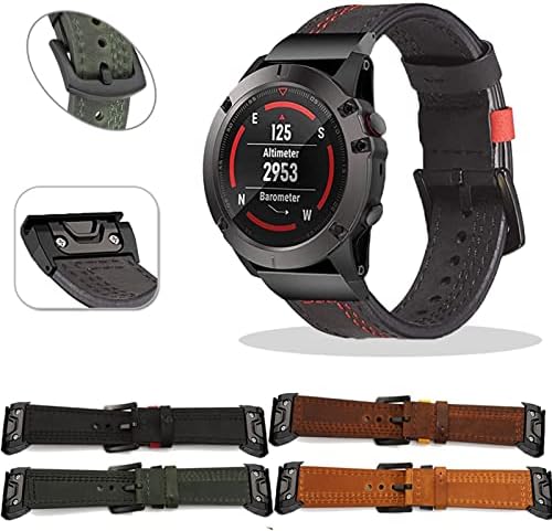 SNKB para Garmin Fenix ​​5 5x mais 6 6x Pro 3 h Smart Watch Leather Band Straplet para Forerunner 935 945 Pulseira