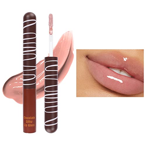 Flavo Lip Gloss Base Chocolate Lip Luze Hidratante Hidratante Durando Hidratante Não penteado Efeito de Maquiagem
