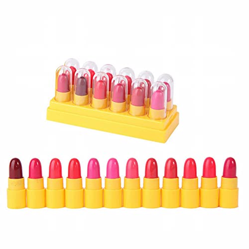 Uikceten 1 itens kits de gloss veganos cosméticos Lipstick hidratante Mini Lip Gloss Lipstick Vintage Conjunto