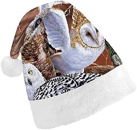 Encontre o Chapéu de Natal de Owls para o Cosplay de Festas de Férias de Ano Novo