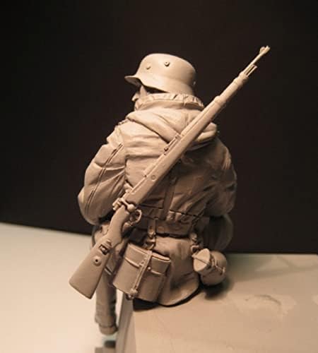 Goodmoel 1/16 com tema militar da Segunda Guerra Mundial Soldado Alemão Soldier Resina Modelo