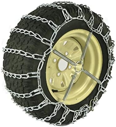 A ROP SHOP | Par de 2 cadeias de pneus de ligação para maxtrac 16x7.5x8 dianteiro e 26x10x12 pneus traseiros