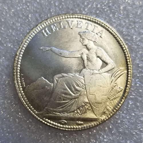 Avcity Antique Craft 1851 Switzerland, UNC Comemorativa Coin Wholesale 2128