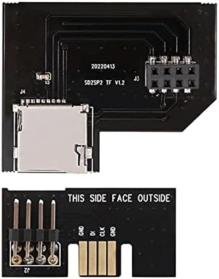 Qingze para SD2SP2 Pro SD Adaptador de cartão SDL Micro SD/TF Adaptador do leitor de cartões para consoles
