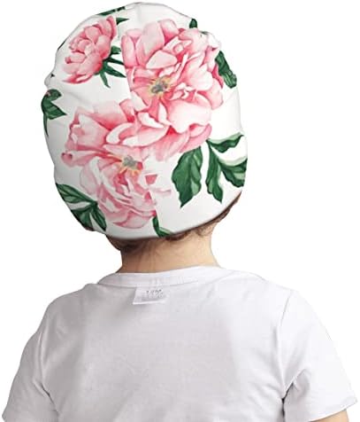 Floral Floral Beanie para meninos garotos Beanies Knit Chapéus de inverno