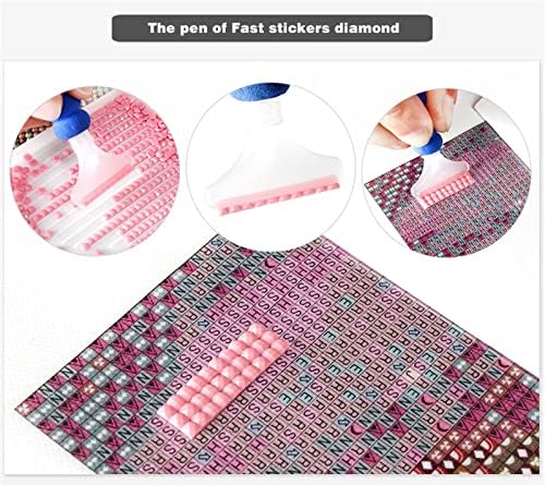Kits de pintura de diamante DIY 5D para adultos, pinturas de bordados de broca completa de broca completa de