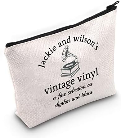 Álbum TOBGB Inspirado Gift Jackie e Wilson Song Lyrics Makeup Bag Singer Fan Gift