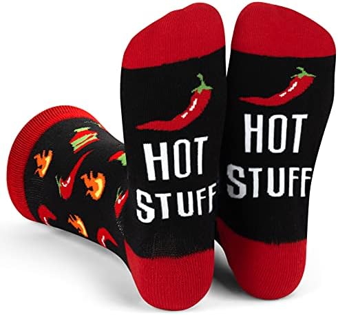 Lavley meias engraçadas para homens e mulheres com designs divertidos - presente de novidade para caras que têm