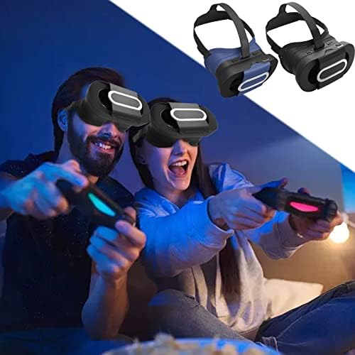 QIOPERTAR VR 3D Glasses Headset Versão para telefones celulares Realidade virtual Capace