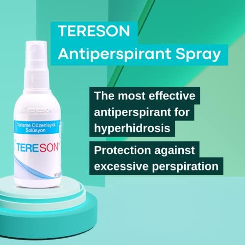 Tereson Força clínica Antiperspirante Spray Spray Spray, Mão e Pedra Spray Antiperspirante para Homens