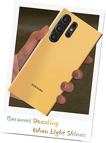 DosanLues Iridescente Matte compatível com Samsung Galaxy S23 Caso Ultra, [Proteção contra Drop] PC translúcido