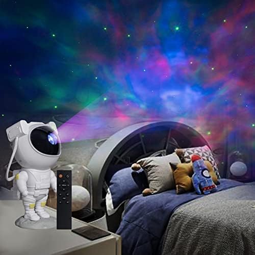 Projector Star Galaxy Light Projector, Projector Starry Astronauta com Controle Remoto, Timer e 360