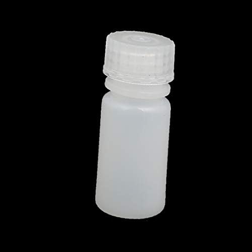 X-dree 4ml plástico redondo amostra de garrafa de reagente garrafa de garrafa branca (Muestra de