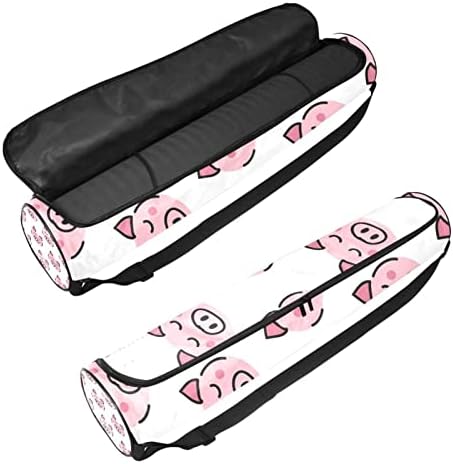 Ratgdn Yoga Mat Bag, porcos Exercício de ioga transportadora full-zip yoga tape