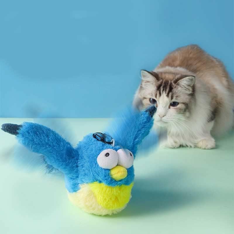 Ween Cat Toys for Indoor Cats Chilando brinquedos de gato de pássaro Birds de brinquedos de penas