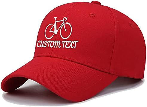 Chapéus de bicicleta Capuz de beisebol bordado para homens Mulheres ajustáveis ​​Equipe de bicicleta