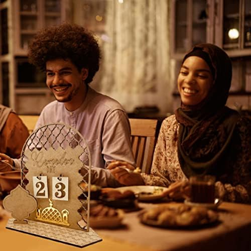 Calendários do Advento, Calendário do Advento Ramadã Calendário de Wooden Calendários Ornamento de 30