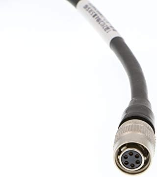 UneCn Industrial Camera Power Trigger Io Signal Cable Hirose 6 pinos Plugue feminino para abrir para Basler