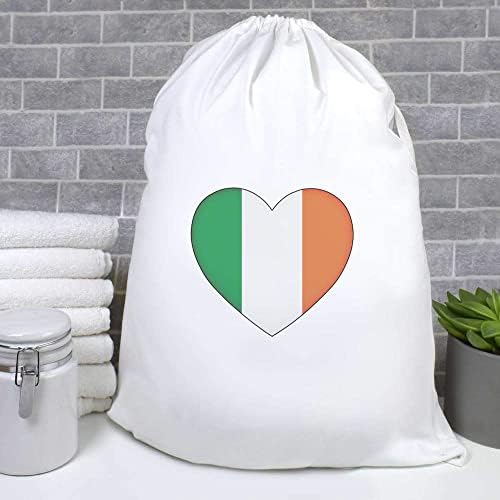 Azeeda 'Ireland Flag Love Heart' Laundry/Lavagem/Bolsa de Armazenamento