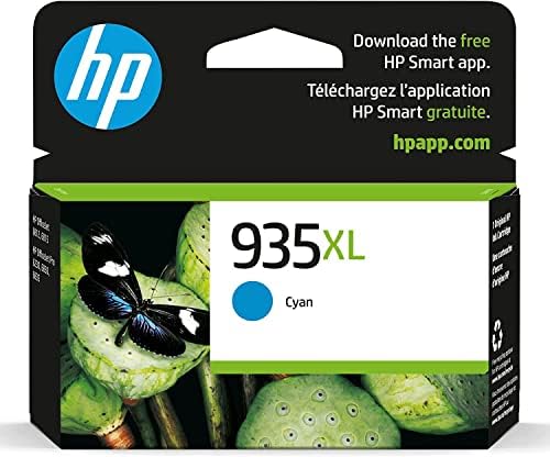 HP 935XL CIAN CARALTULHO DE TINK HIGH RELIGADO | Trabalha com o HP OfficeJet 6810; OfficeJet Pro