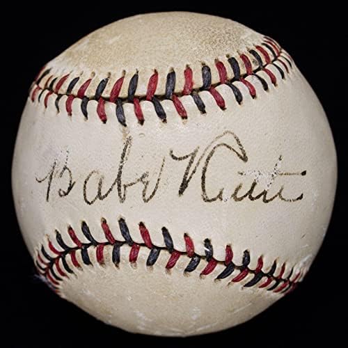Incrível Babe Ruth Single Sinalizado Baseball Enorme PSA/DNA e DNA e JSA Loas - Bolalls autografados