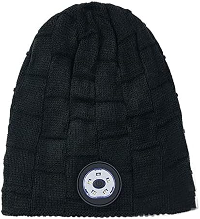 Malha de malha Bluetooth do adulto ao ar livre com chapéu de inverno chapéu leve chapéu de flanela