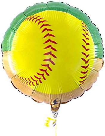 Havercamp Softball Mylar Party Balloons! 3 balões redondos. Parte do softball fastpitch da garota,