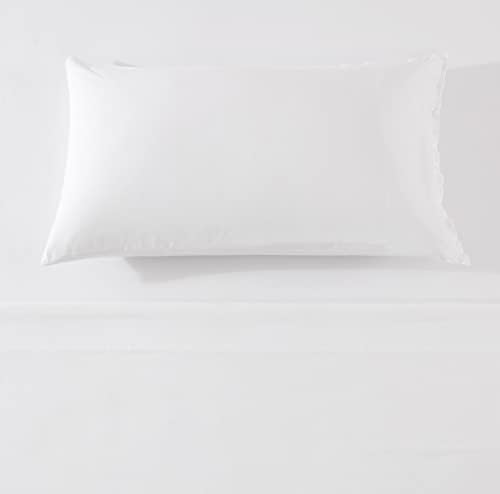 Shabby Chic® - lençóis queen, conjunto de roupas de cama de algodão orgânico macio e respirável, decoração