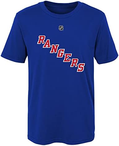 Exterterstuff Chris Kreider New York Rangers 20 Tamanho da juventude Nome do jogador e camiseta numérica