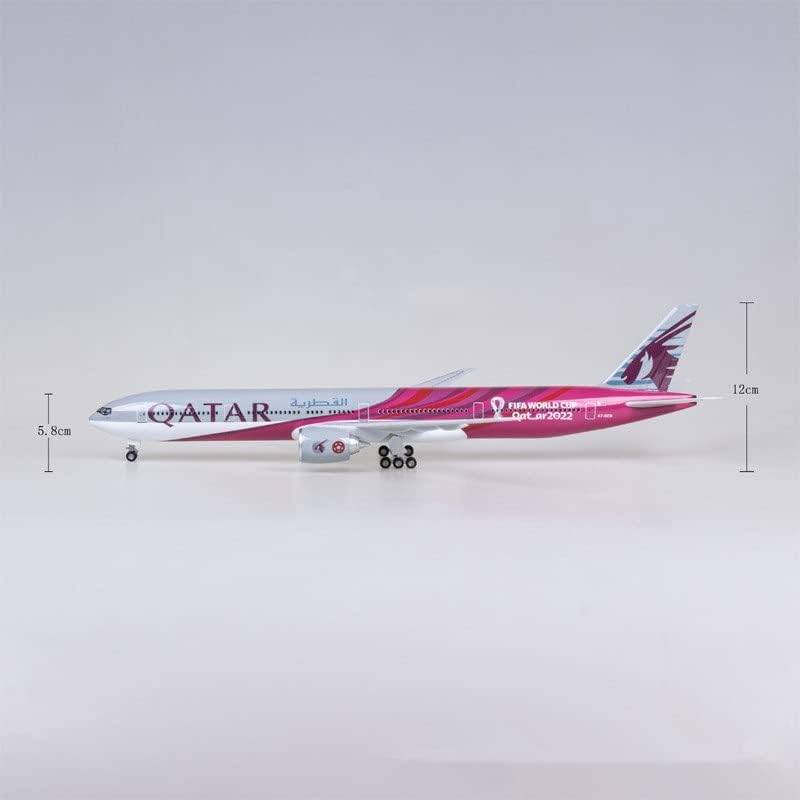 ReaLak Die Cast Ligy Fighter para: 47 cm 1: 157 Modelo de escala 2022 Qatar Airways 777 Plano