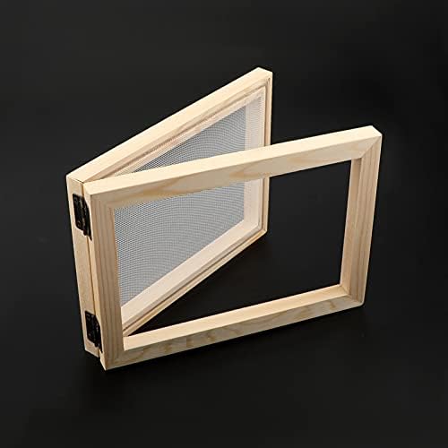Luter 5x7 polegadas de papel de madeira fazendo kit, incluindo papel de madeira fabricando molduras e malhas,