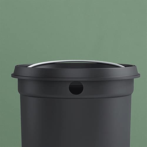 Latas de lixo de lixo ditudo lixo lixo de cozinha lata de banheiro redonda lixo pode ser escovado lixo