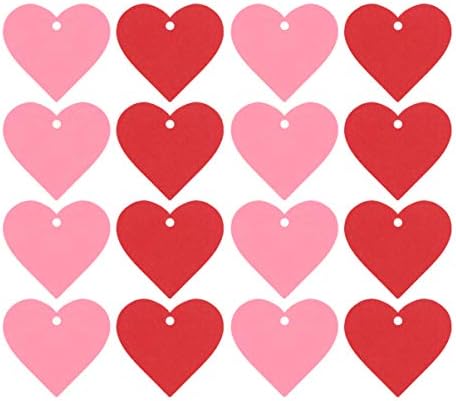 Decoração de casamento pretyzoom 500pcs Valentine Heart Gift Tags Tags Tags de artes