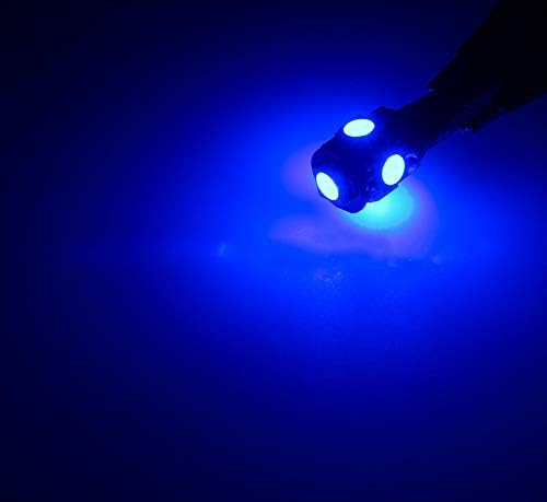 Melhor comprar lâmpada azul profunda T5 Wedge 1W 360DEG LEDS para Malibu 12V AC Landscape