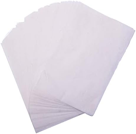 Taponukea 100 folhas 7,9 * 11,8 polegadas Mulberry Paper Caligrafia Rice Folha de papel artesanal para