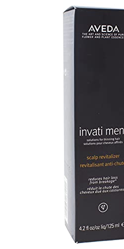 Aveda Invati Men Scalp Revitalizer para tratamento, 4,25 fl oz