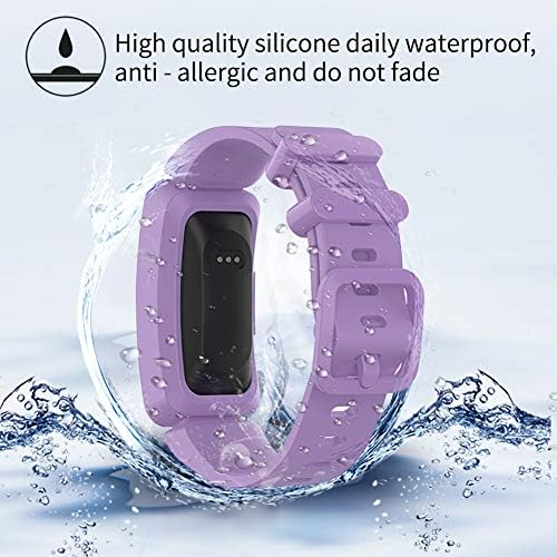 Watbro Compatível com Fitbit Ace 2 Bands for Kids 6+, acessórios de pulseira de silicone suaves REPALAMENTO