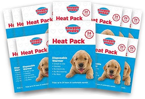 Smartpetlove Snuggle Puppy - pacote extra de pacote de calor - vem com filhotes de cachorro e 12 pacotes