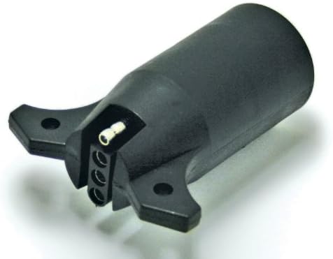 Reese TowPower 74607 Adaptador de fiação de lâmina plana de 7 a 4 vias-preto
