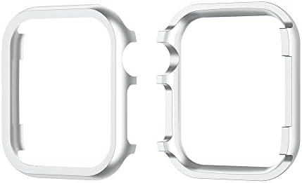 Caixa de liga de alumínio Detai para a série Apple Watch 7 41mm 45mm casos de pára -choques de metal