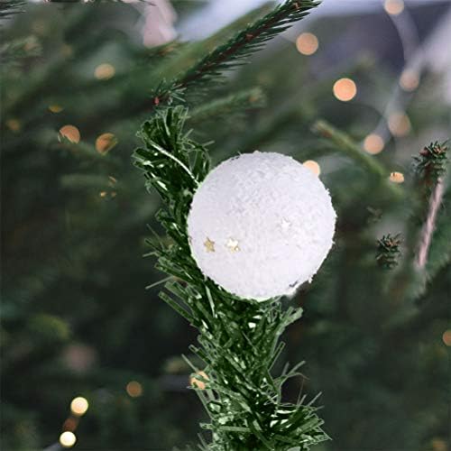 Cor de coração) pcs bolas de natal ornamentos bolas de espuma bolas artesanais