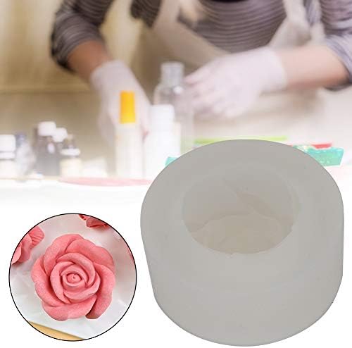 Silicone 3D Bloom Rose Flower Flor Flor Forma FONDANT MOLD 3D ROSE FLOR SOAP MOLD para decoração de bolo Sabão